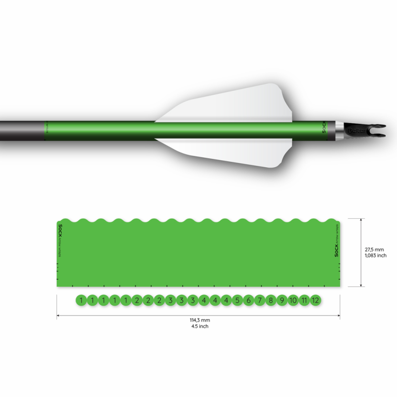Socx Wrap 8.0 mm Max Solid Fluor Color  - 4