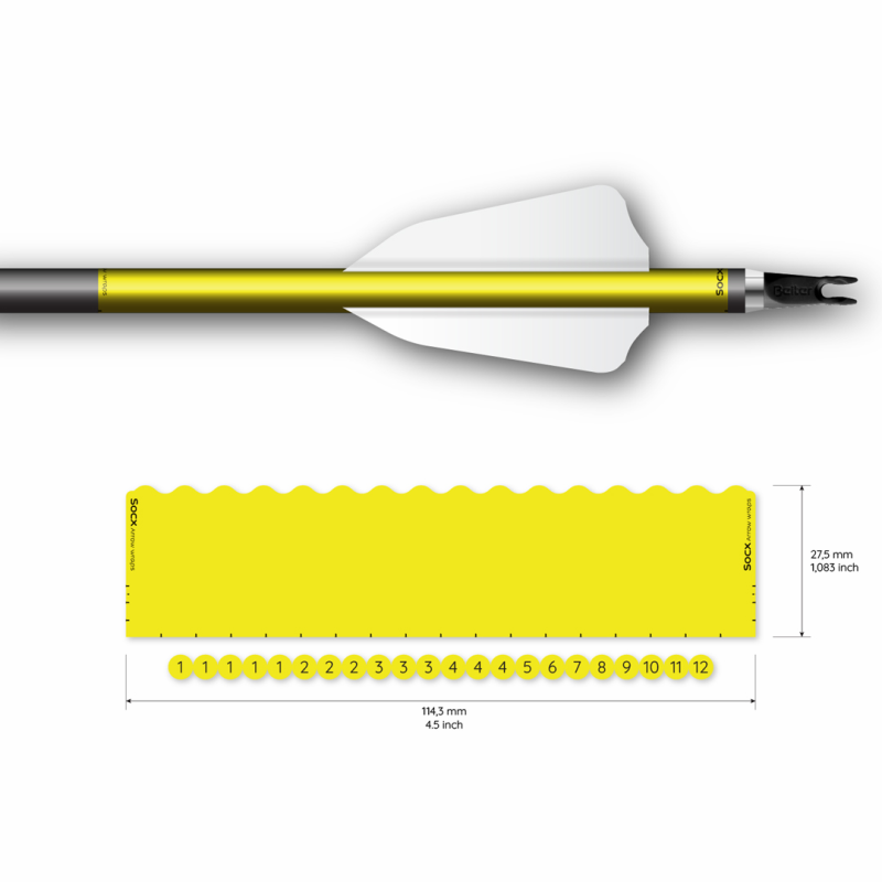 Socx Wrap 8.0 mm Max Solid Fluor Color  - 3