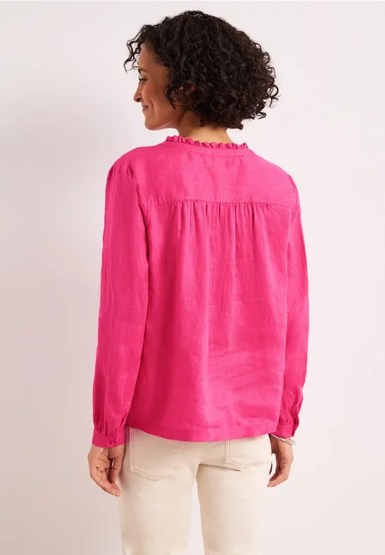 Tunic blouse with frills Ceris linneblus med volanger - 7