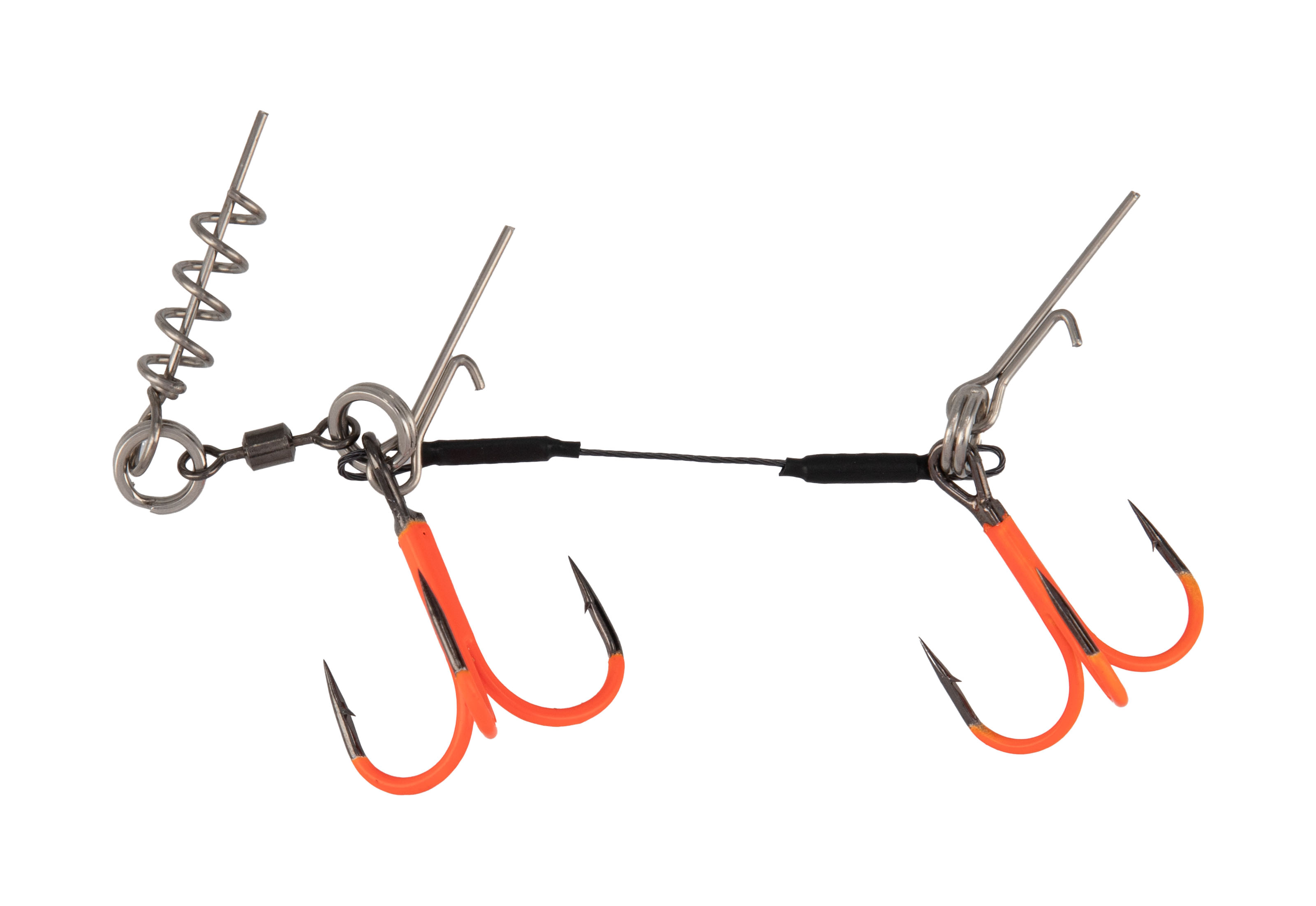 Extremely strong and reliable shallowstinger equipped with premium treble hook from Mikado. Titanium Jaws Double EVO Titanium is designed for predator fishing
