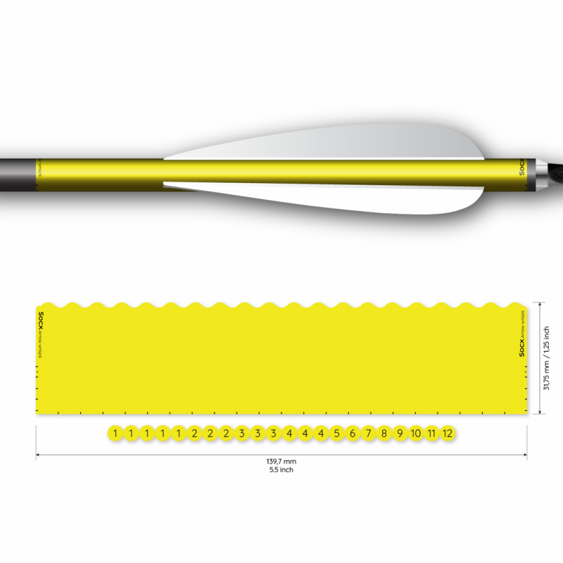 Socx Wrap 9.3 mm Max Solid Fluor Color  - 5