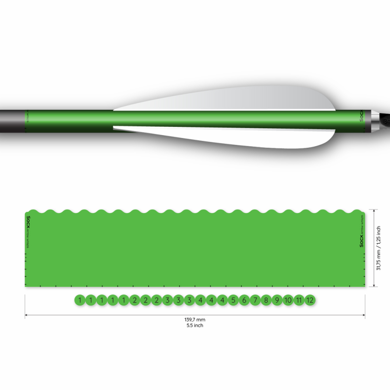 Socx Wrap 9.3 mm Max Solid Fluor Color  - 3