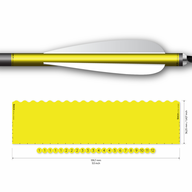 Socx Wrap 10.7 mm Max Solid Fluor Color  - 4