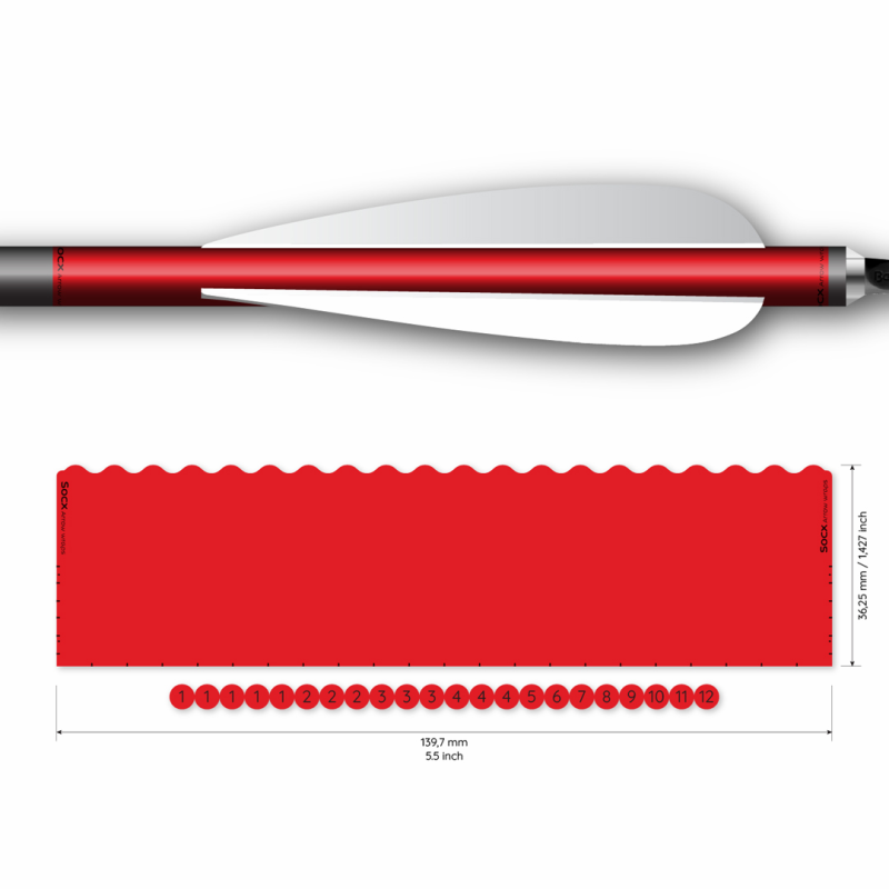 Socx Wrap 10.7 mm Max Solid Fluor Color  - 3