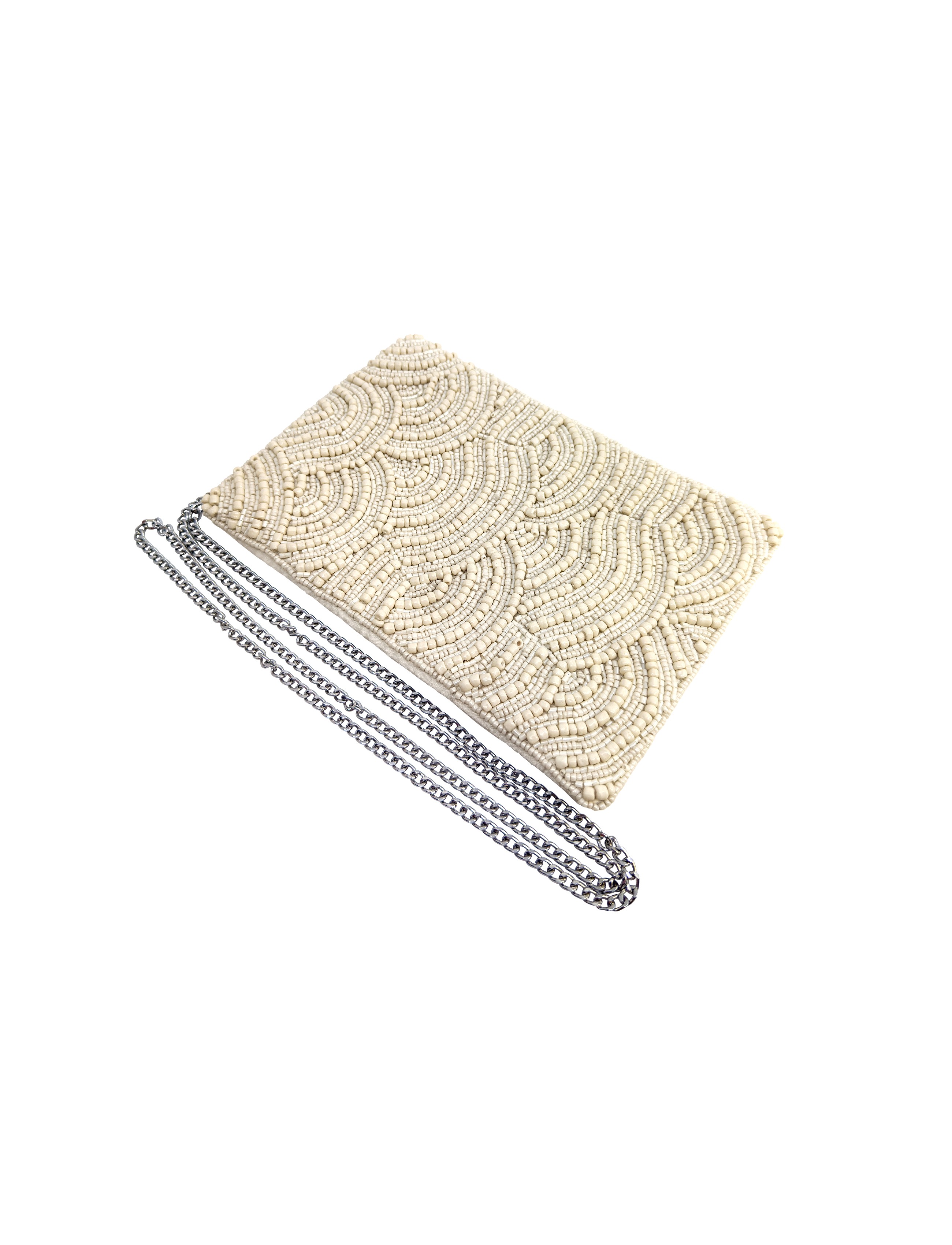 CASABLANCA PHONE CLUTCH NEAR WHITE - 4