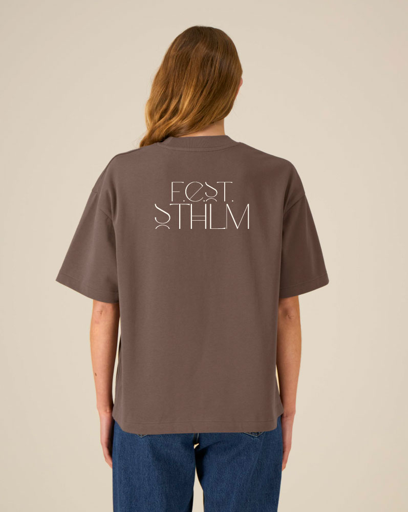 Limited FEST T-shirt Boxy t-shirt Mocha
