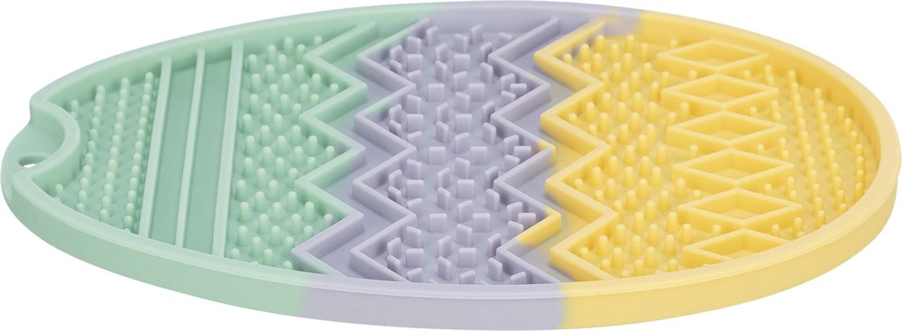 Trixie Lick'n'Snack Silikon Platta Påskägg 22,5cm Gul/Grön/Lila