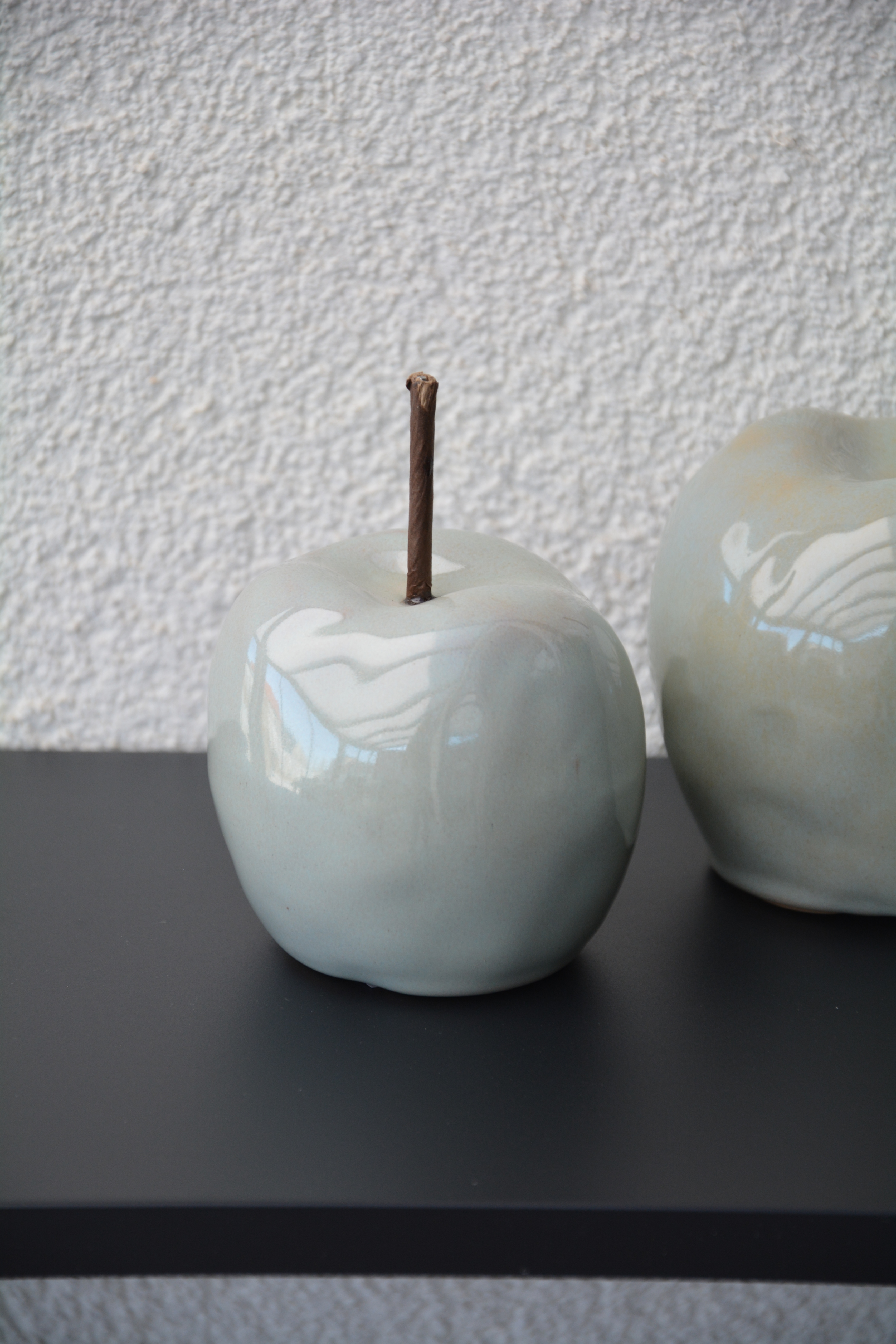 Äpple i keramik 11,5 cm litet