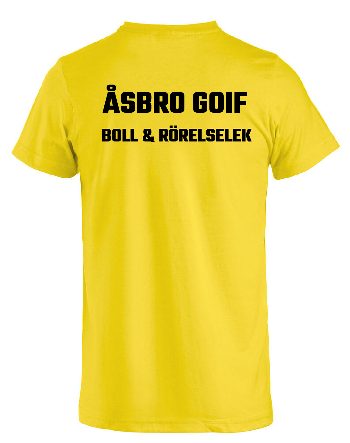 Supporter t-shirt Gul (Åsbro GoIF) - 5
