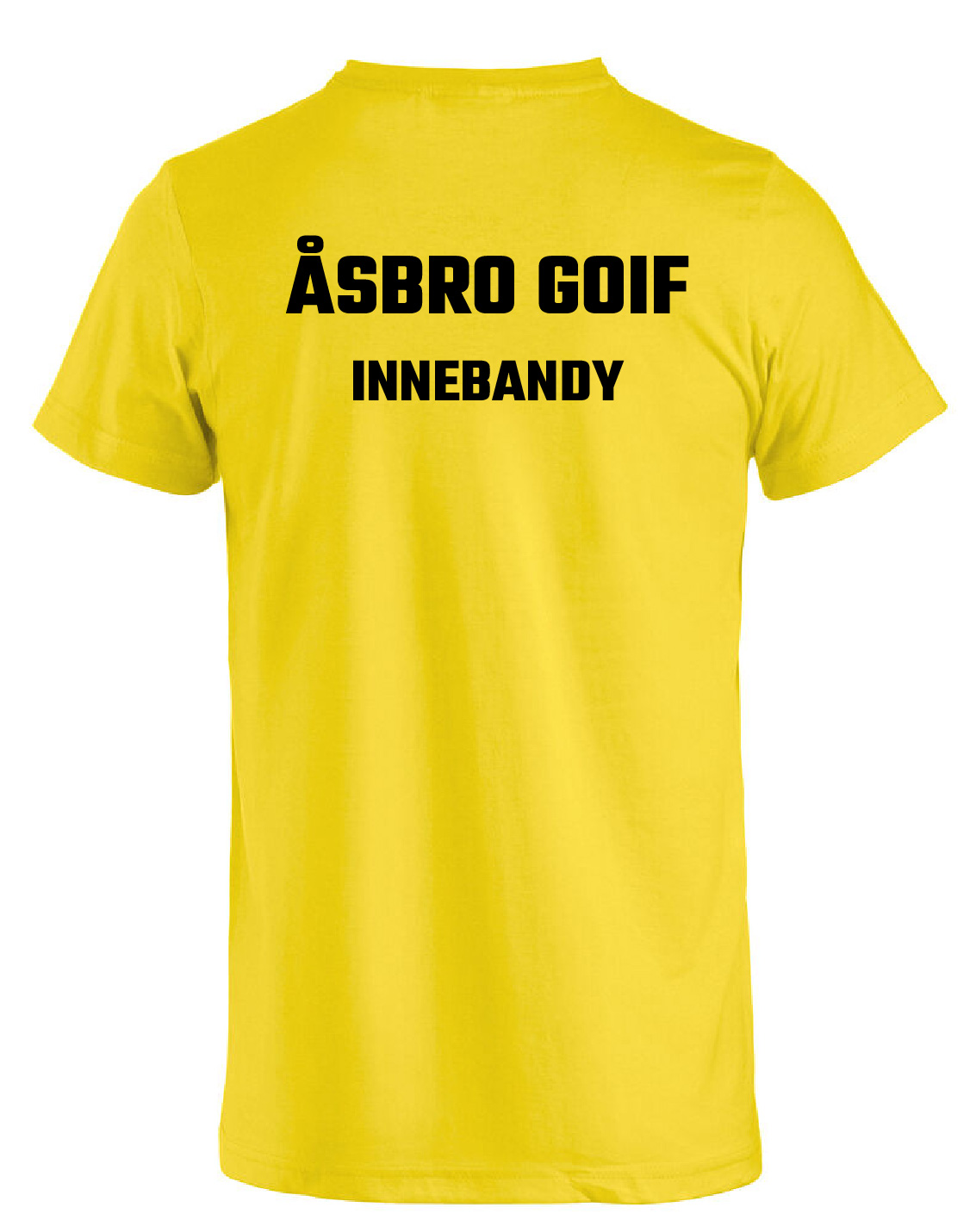 Supporter t-shirt Gul (Åsbro GoIF) - 3