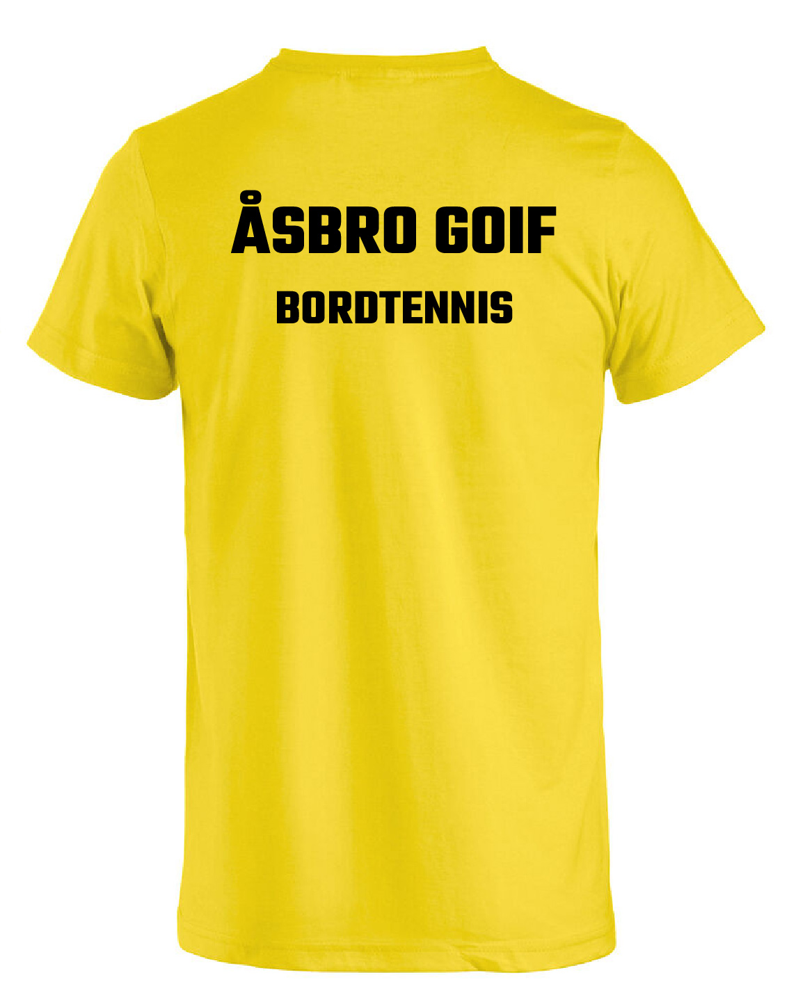 Supporter t-shirt Gul (Åsbro GoIF) - 4