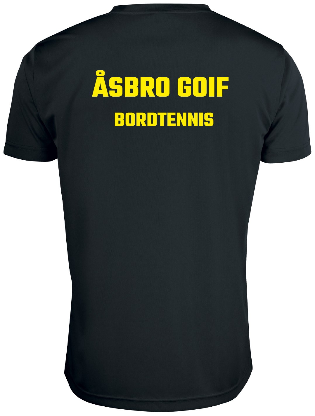 Supporter t-shirt Svart (Åsbro GoIF) - 4