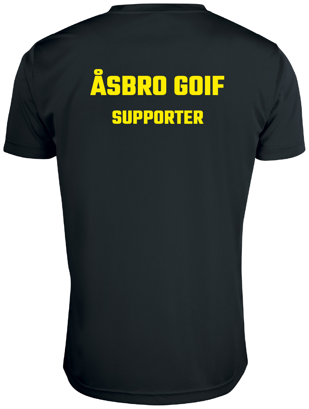 Supporter t-shirt Svart (Åsbro GoIF) - 2