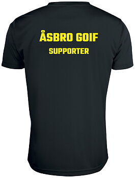 Supporter t-shirt Svart (Åsbro GoIF)
