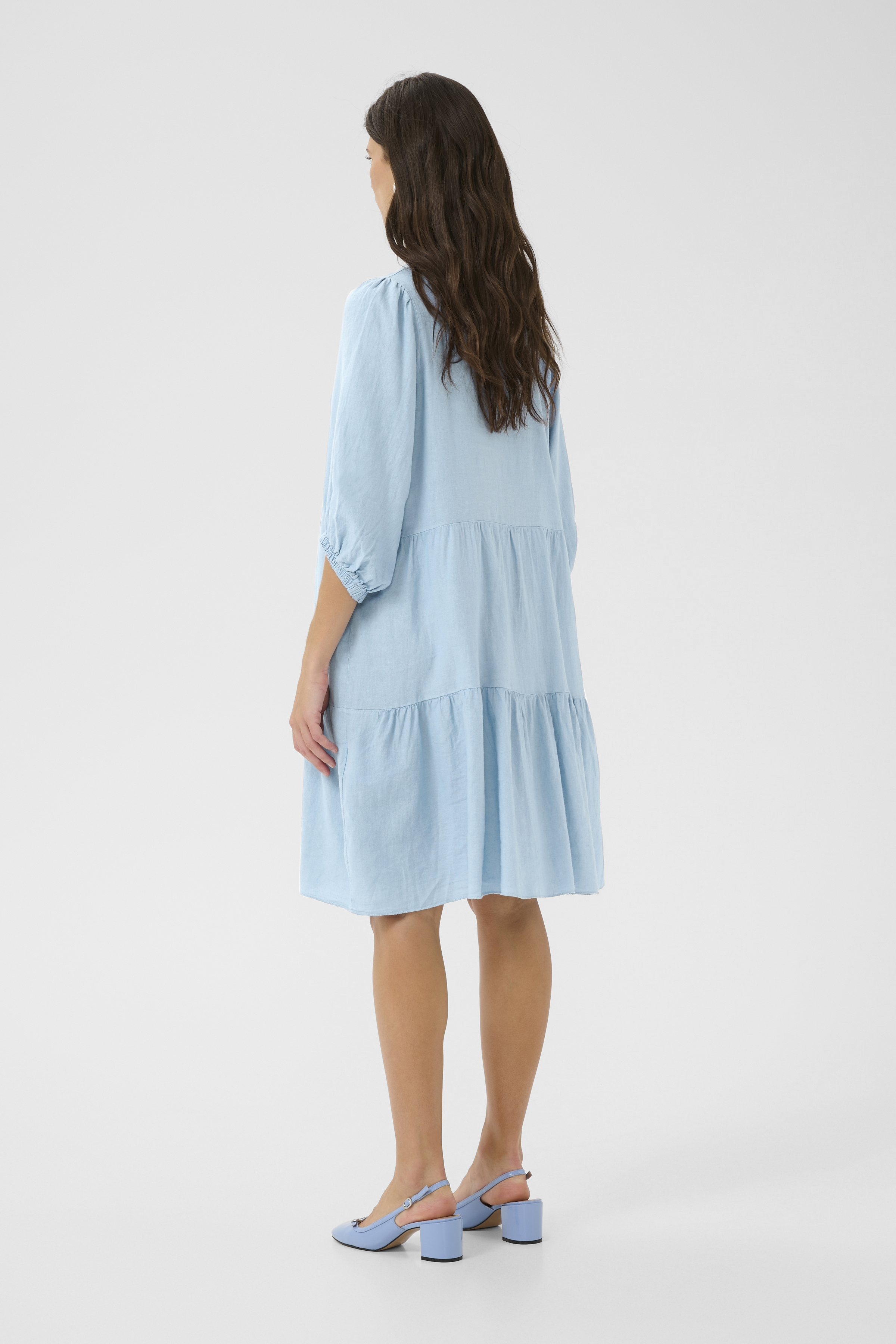 CRCARISSA DRESS - PLACID BLUE - CREAM - 2