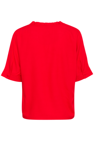 CRTIAH SS SHIRT-HIGH RISK RED - CREAM - 4