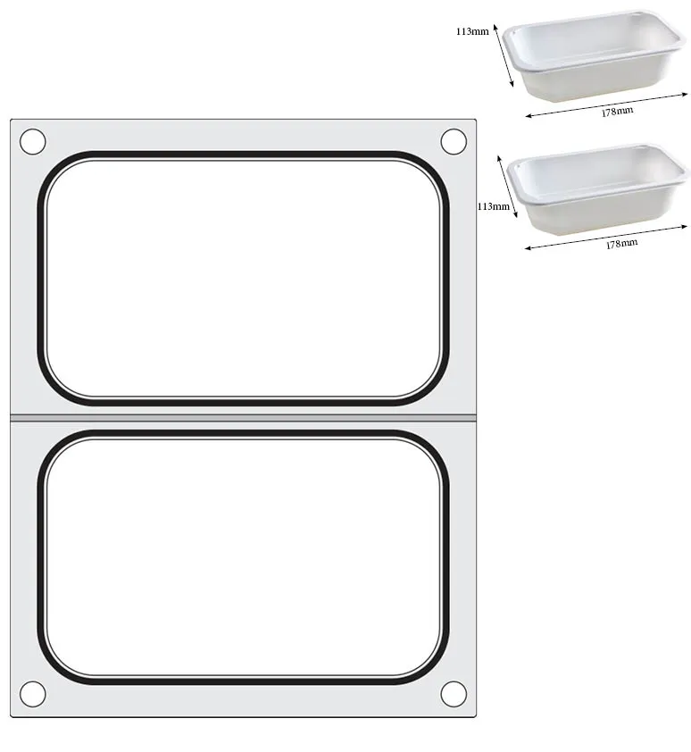 Förseglingsram 2x 178x113 mm
