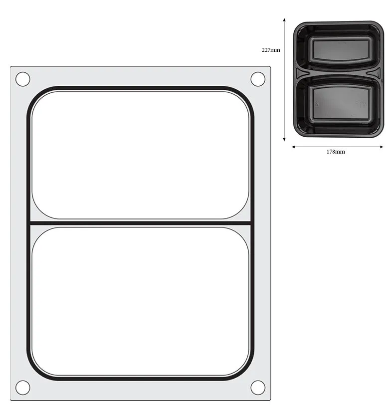 Förseglingsram delad 227x178 mm