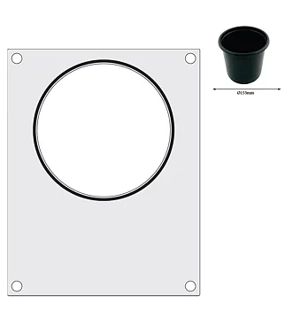 Sealing frame Ø 165 mm