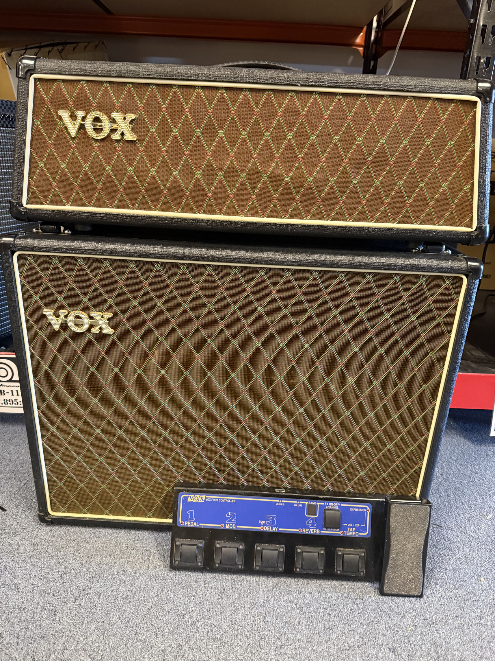 Vox AD60VTH + V212B och footswitch
