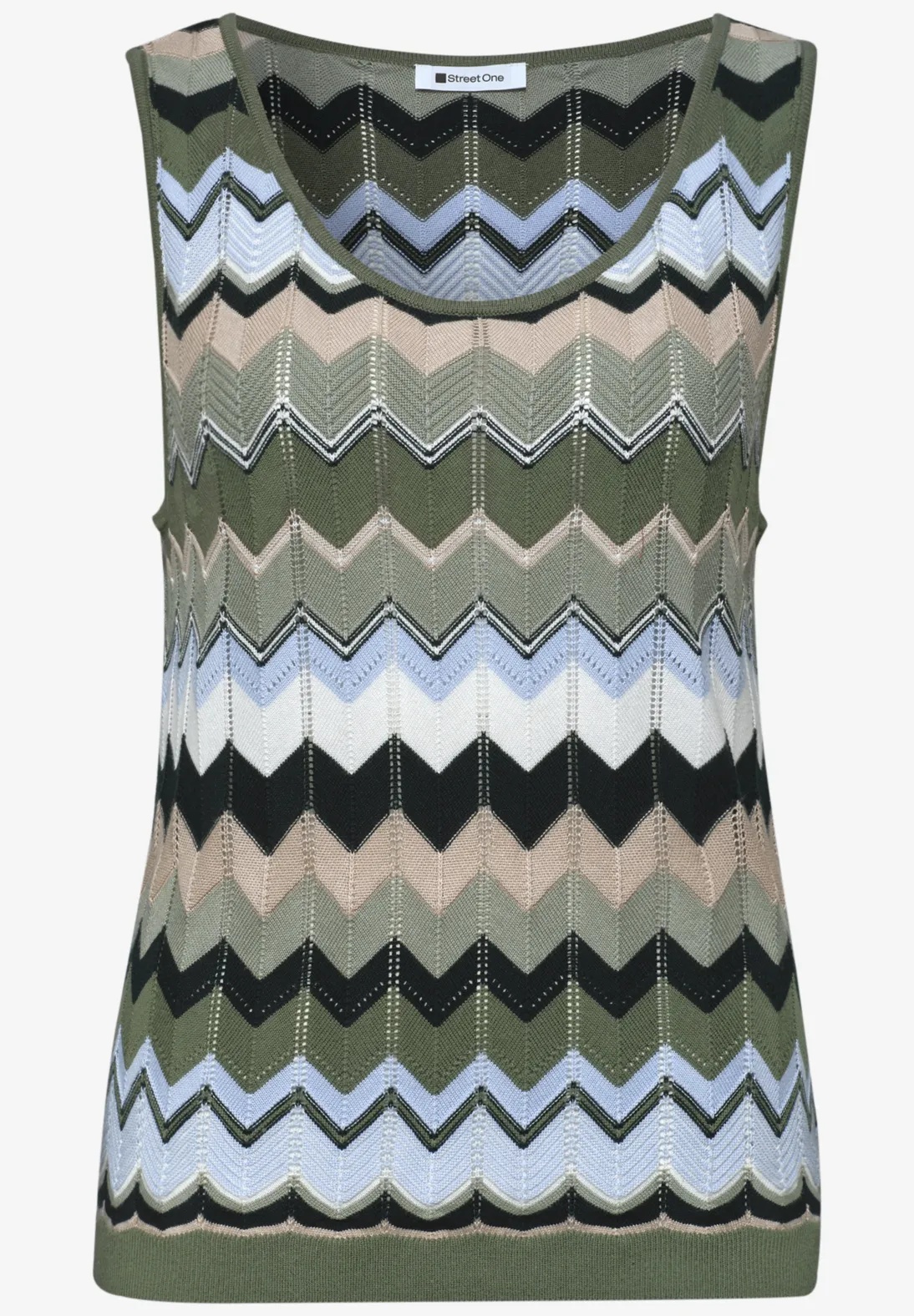 Multicolor Zig-Zag Top - Deep Bound - Street One - 3