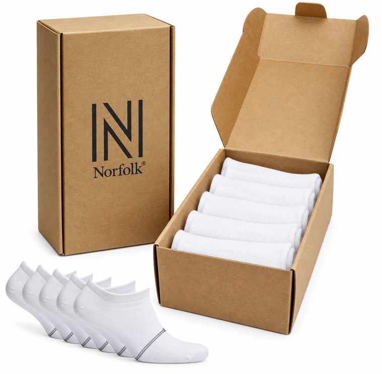 5 kpl:n pakkaus Norfolk Fresh  bambu/puuvilla, valkoinen - 2