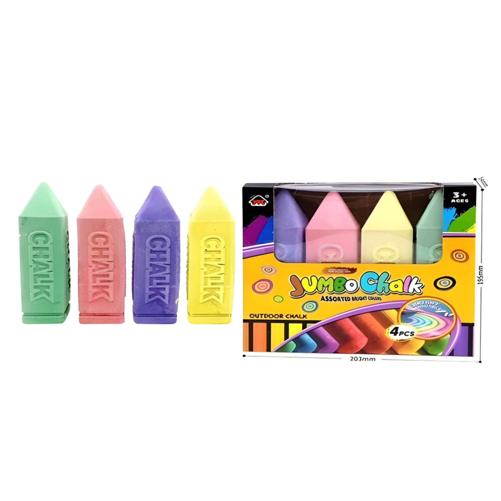 Chalk 4pcs JUMBO