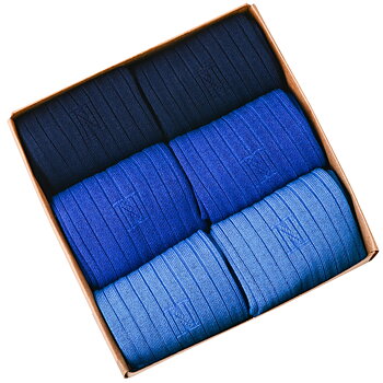 6-Pack Norfolk Ocean Bambu-Bomull Twisted Casual