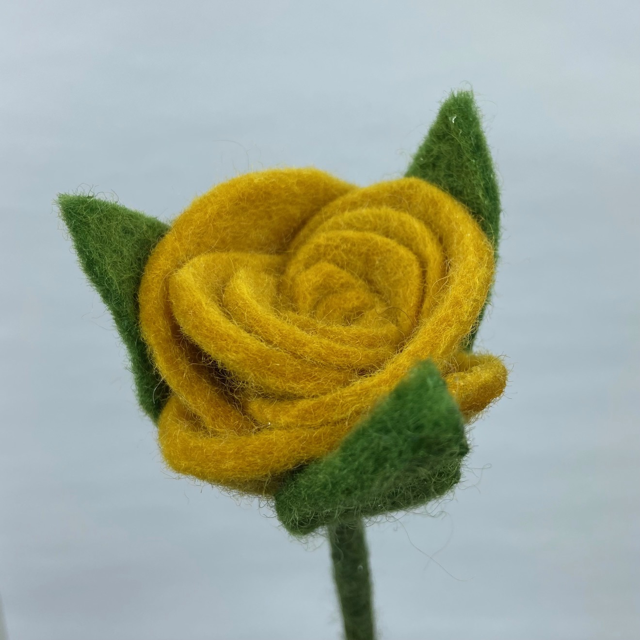 Bukett Kärlekens Ros av vackra Gula ullblommor - 4