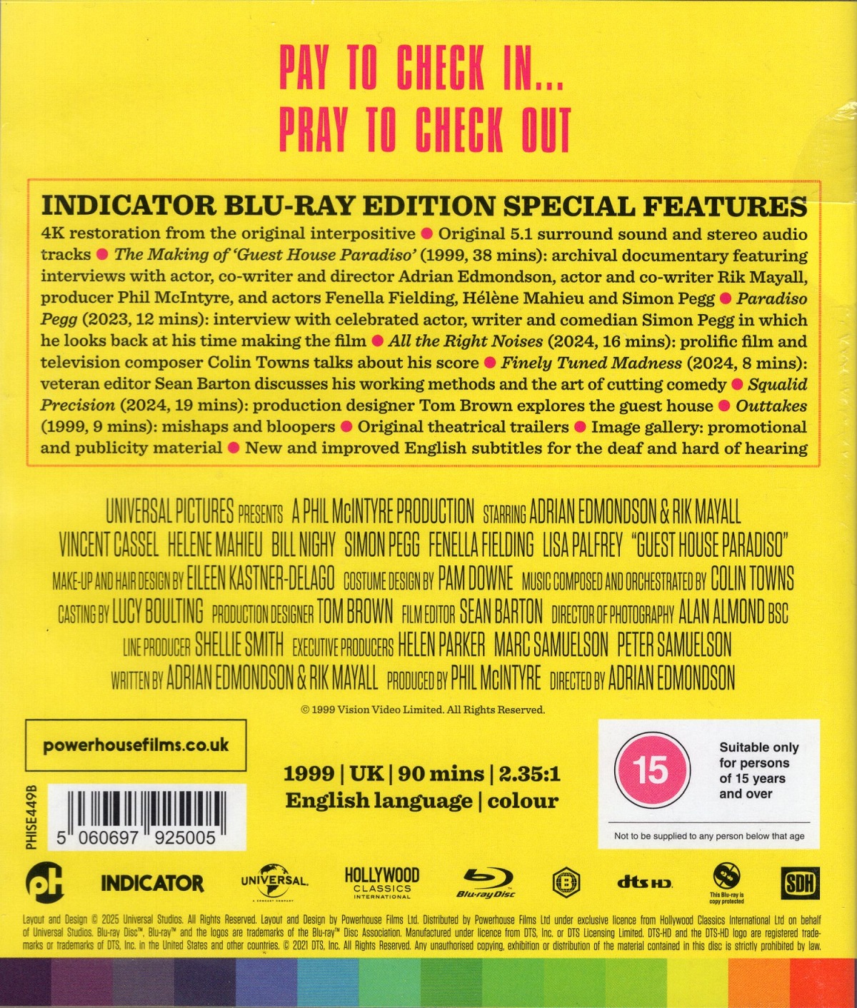 Guest House Paradiso (ej svensk text) (Blu-ray) - 2