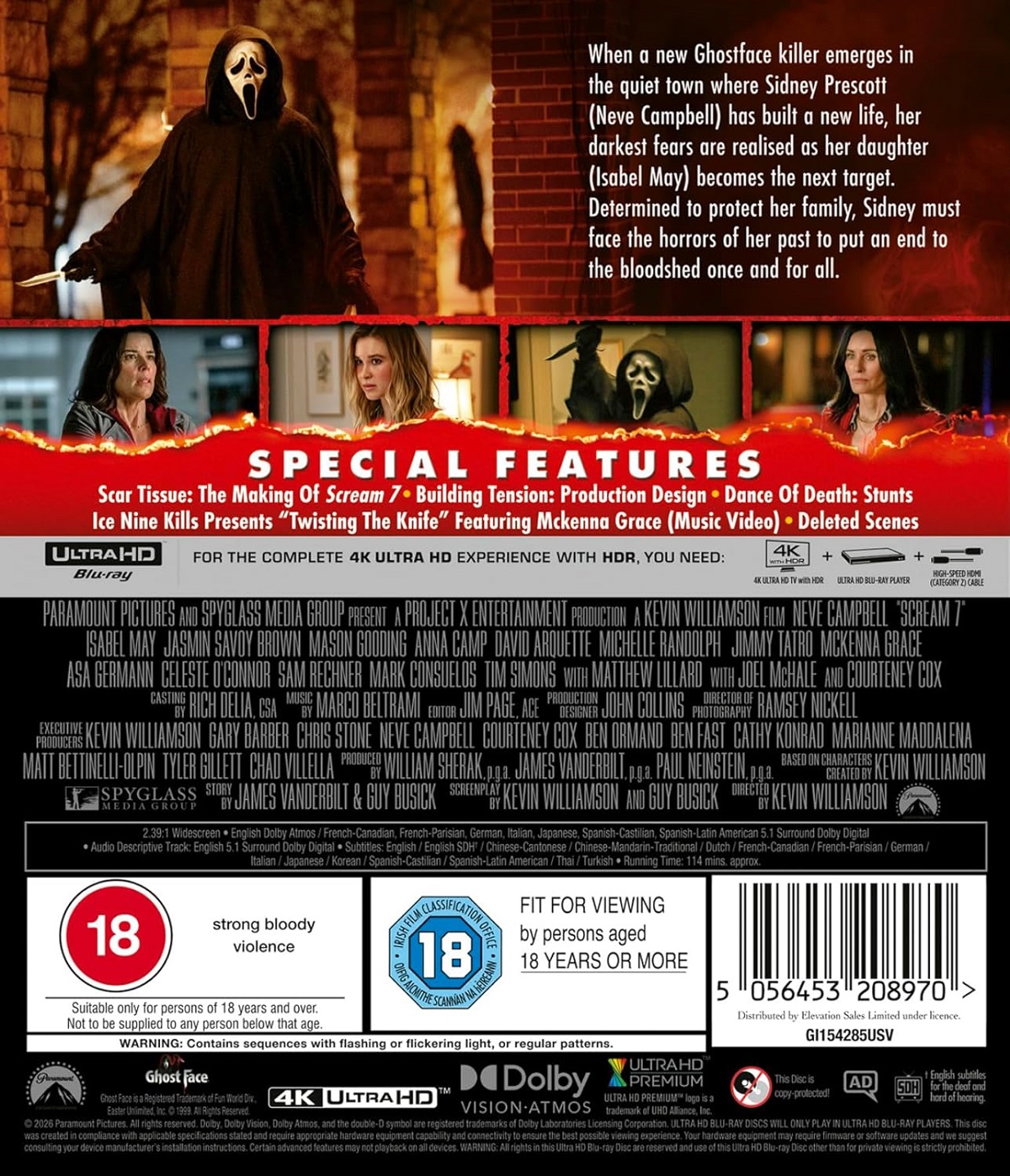 Scream 7 (ej svensk text) (4K Ultra HD) - 2