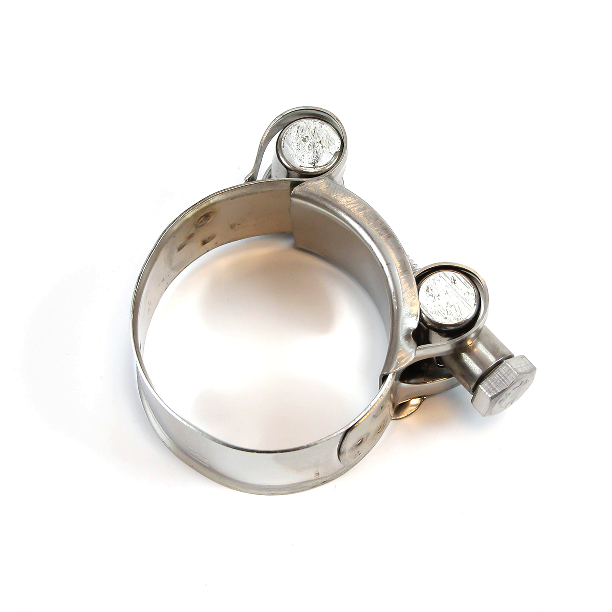 Avgasklammer i rostfritt, 36-39 mm