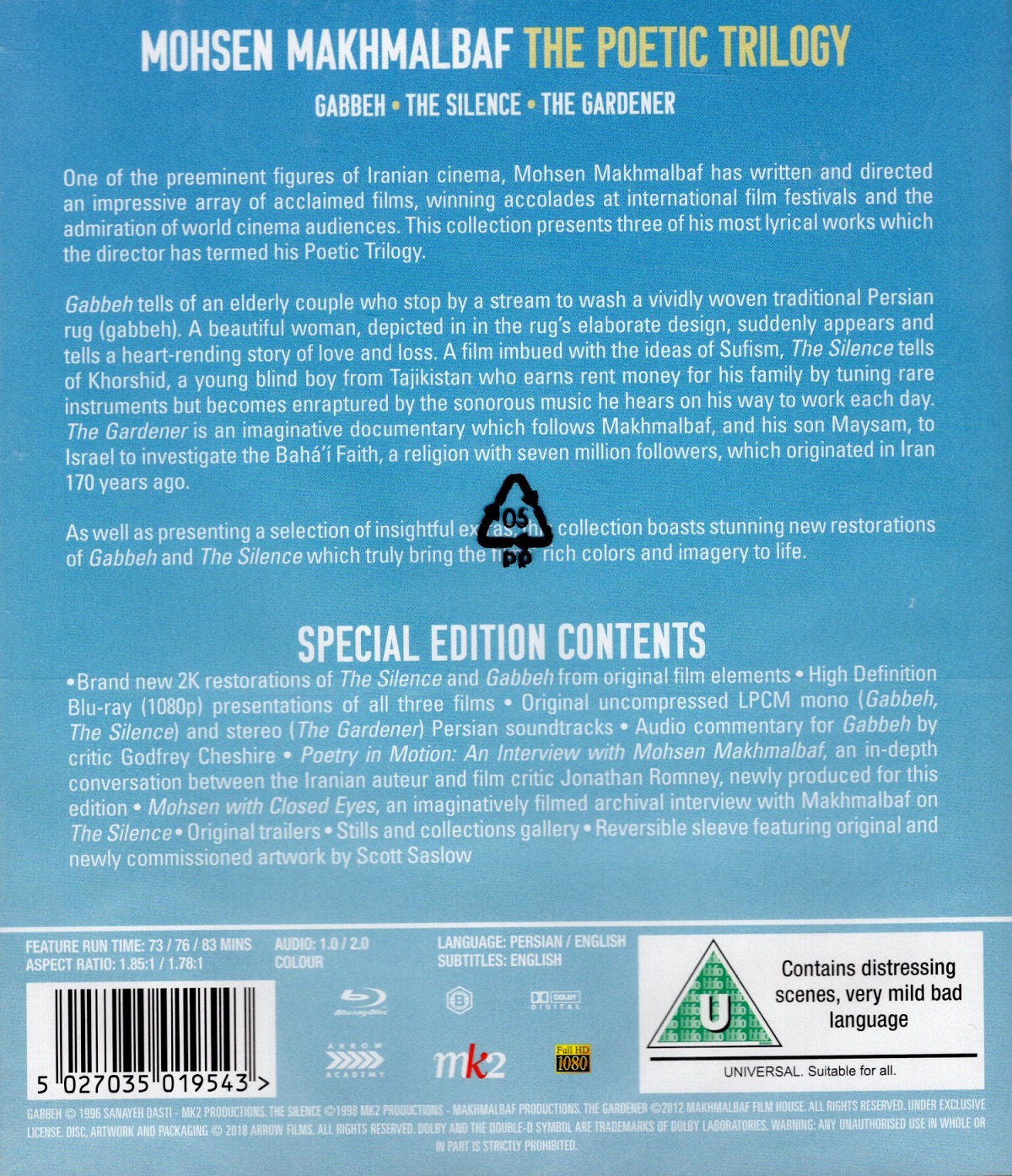 Mohsen Makhmalbaf: The Poetic Trilogy (ej svensk text) (Blu-ray) - 2