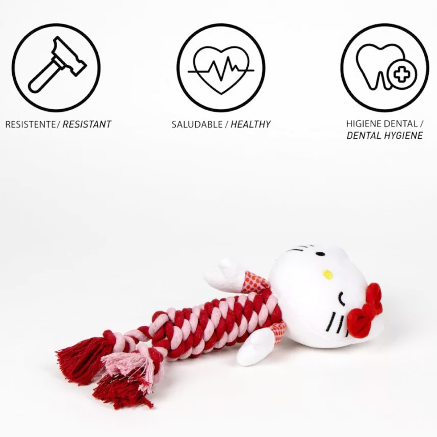 Hello Kitty Hundleksak - Bitleksak med Pipljud 30 cm - 4