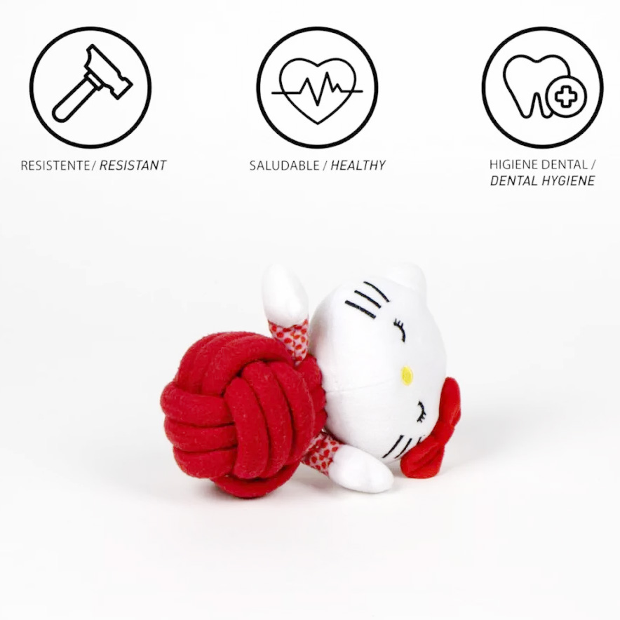Hello Kitty Hundleksak - Bitleksak med Pipljud 17 cm - 4