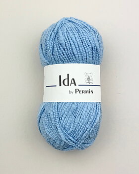Ida by Permin - Chambray blå/06