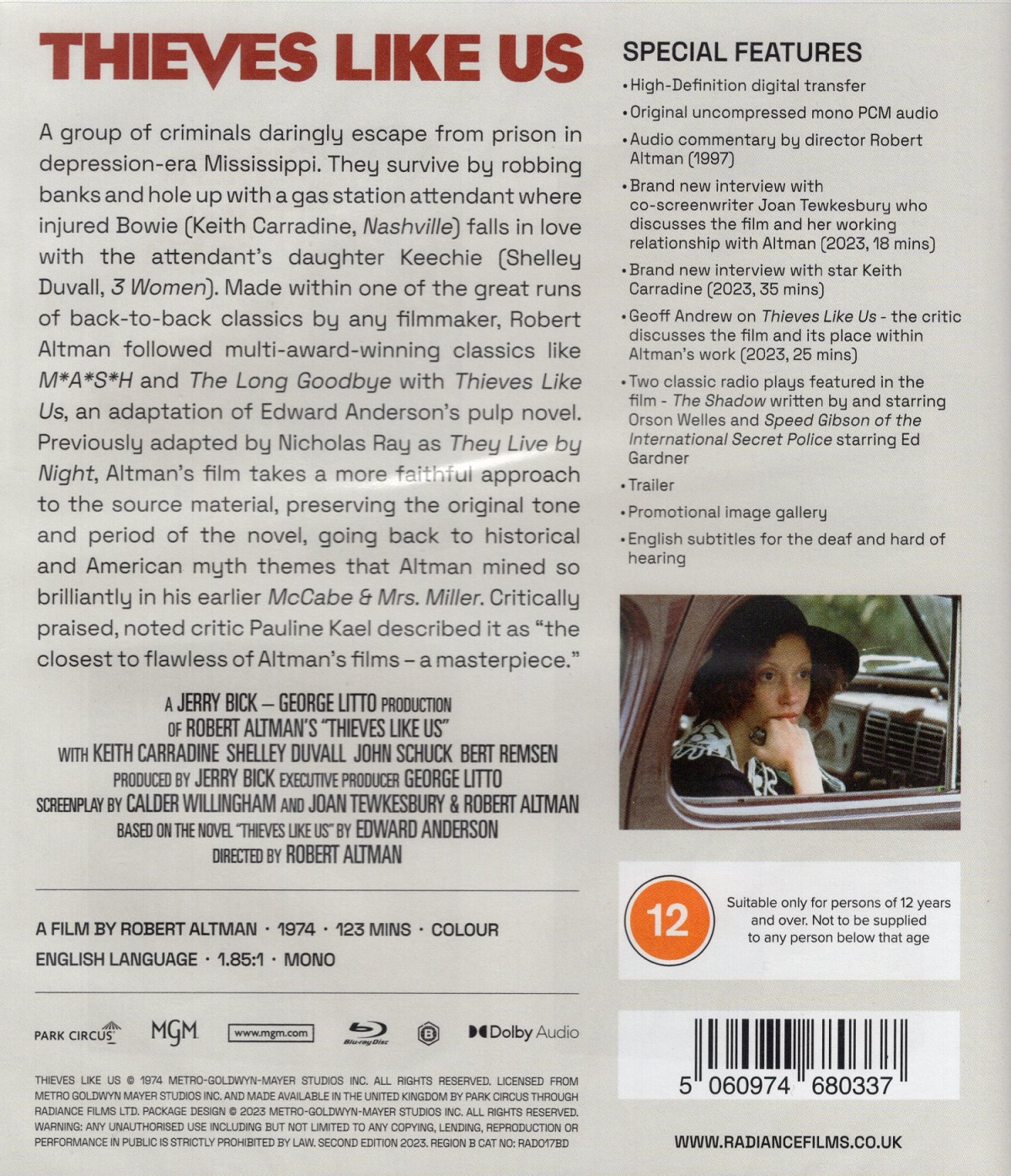 Thieves Like Us (ej svensk text) (Blu-ray) - 2