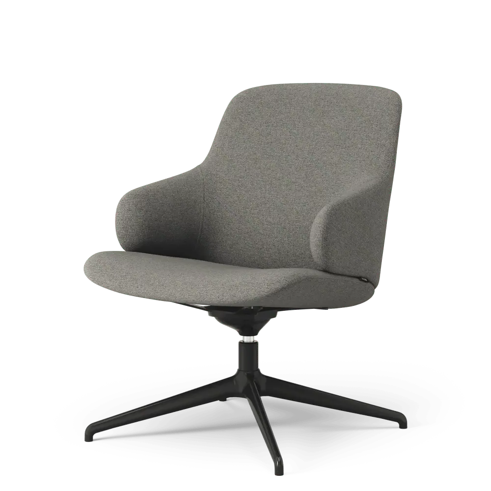Amstelle Armchair with cross foot (fabric) - Swedese - 3