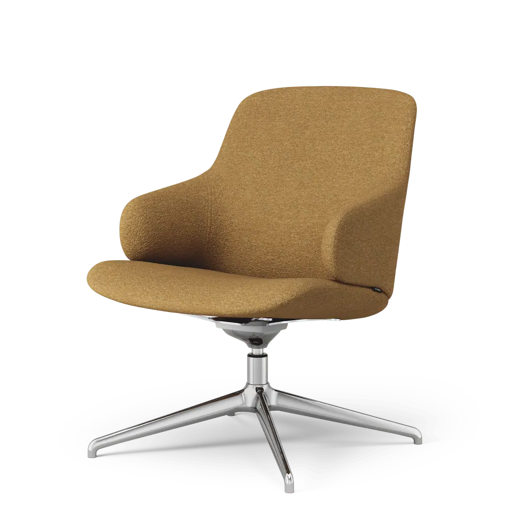 Amstelle Armchair with cross foot (fabric) - Swedese - 4