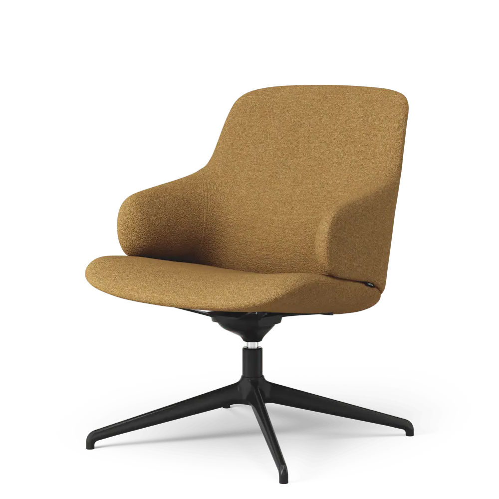Amstelle Armchair with cross foot (fabric) - Swedese - 6