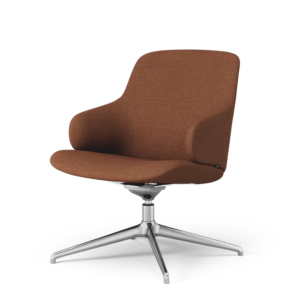 Amstelle Armchair with cross foot (fabric) - Swedese - 8