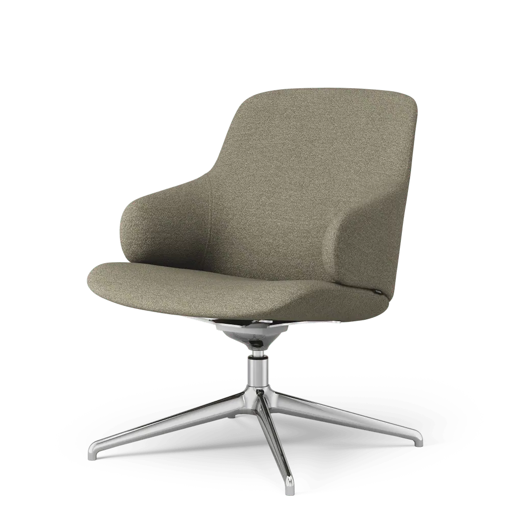 Amstelle Armchair with cross foot (fabric) - Swedese - 9