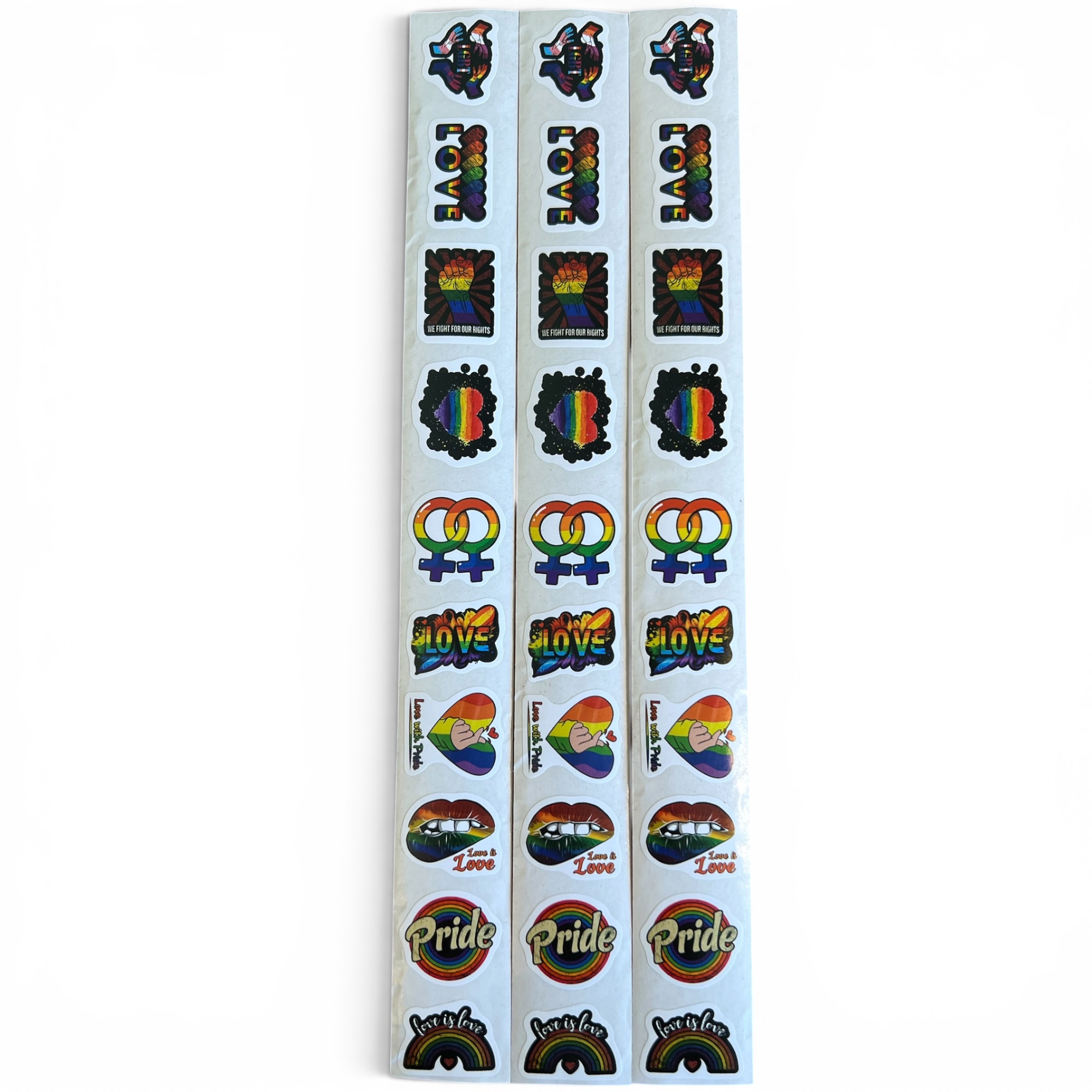 Stolz Aufkleber Mix 2,5x2,5 cm 30Stück