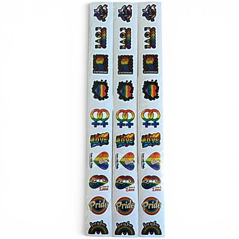 Stolz Aufkleber Mix 2,5x2,5 cm 30Stück