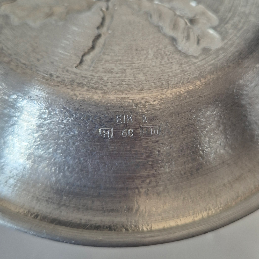 vintage TENNFAT, ekblad i relief , EIK Norway, br 15,5 cm  - 8