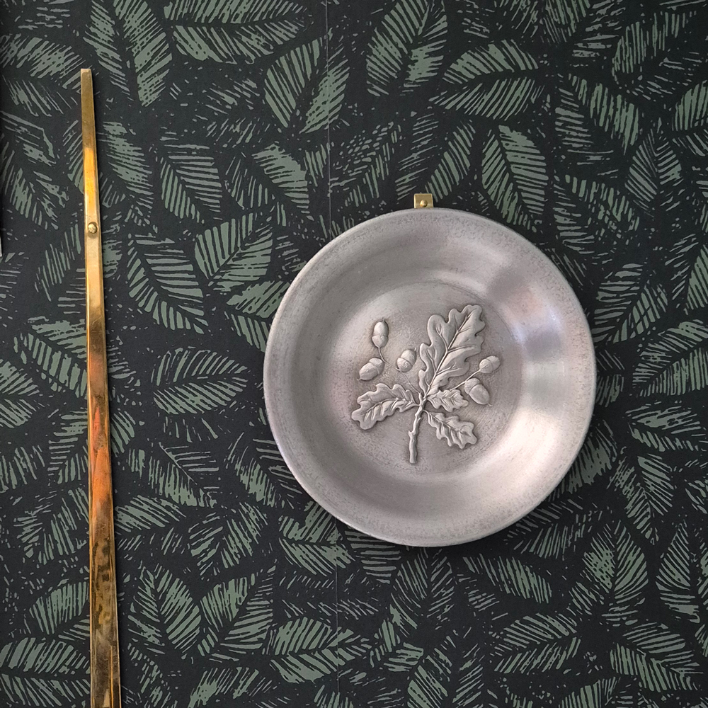 vintage TENNFAT, ekblad i relief , EIK Norway, br 15,5 cm  - 10