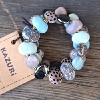 Kazuri -Armband- Atlantic Fresh - Fairtrade