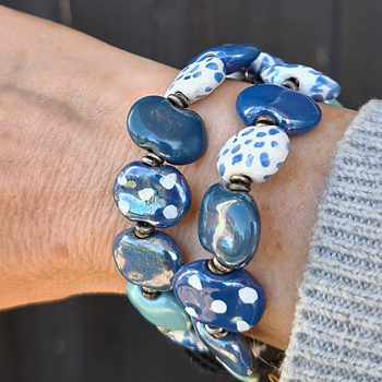Kazuri -Armband- Cocoa - Fairtrade