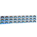Glitzernde Regenbogen-Aufkleber 2x3 cm 27St.