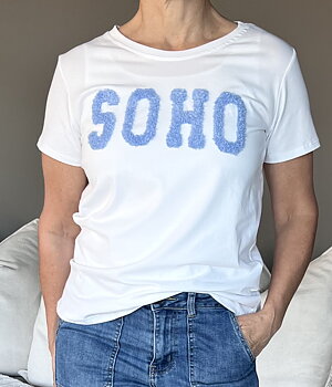 Marta T-shirt Herdis Vit/blå